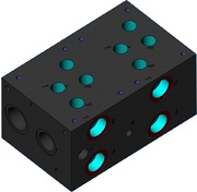 Плита монтажная многоместная D07P2G